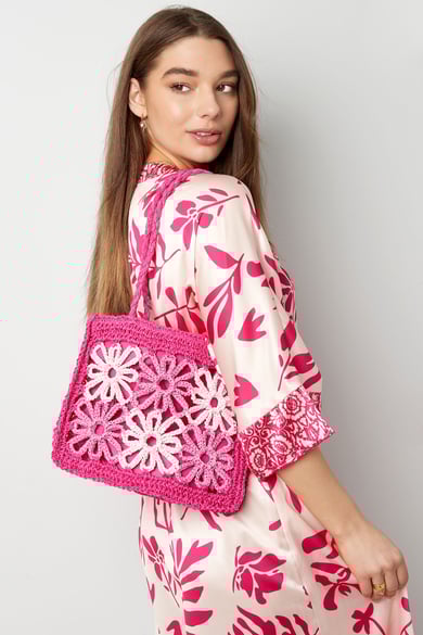 Strandtasche Blume Zukunft - off-white h5 Bild3